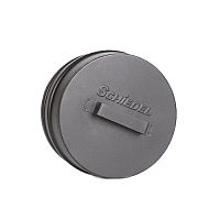 Заглушка для твердого топлива, Permeter Ultra, 25 мм, D150, серый, Schiedel